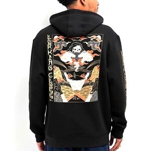 LURKING CLASS Black Grim Reaper Graphic Hoodie. Size Mens Medium
